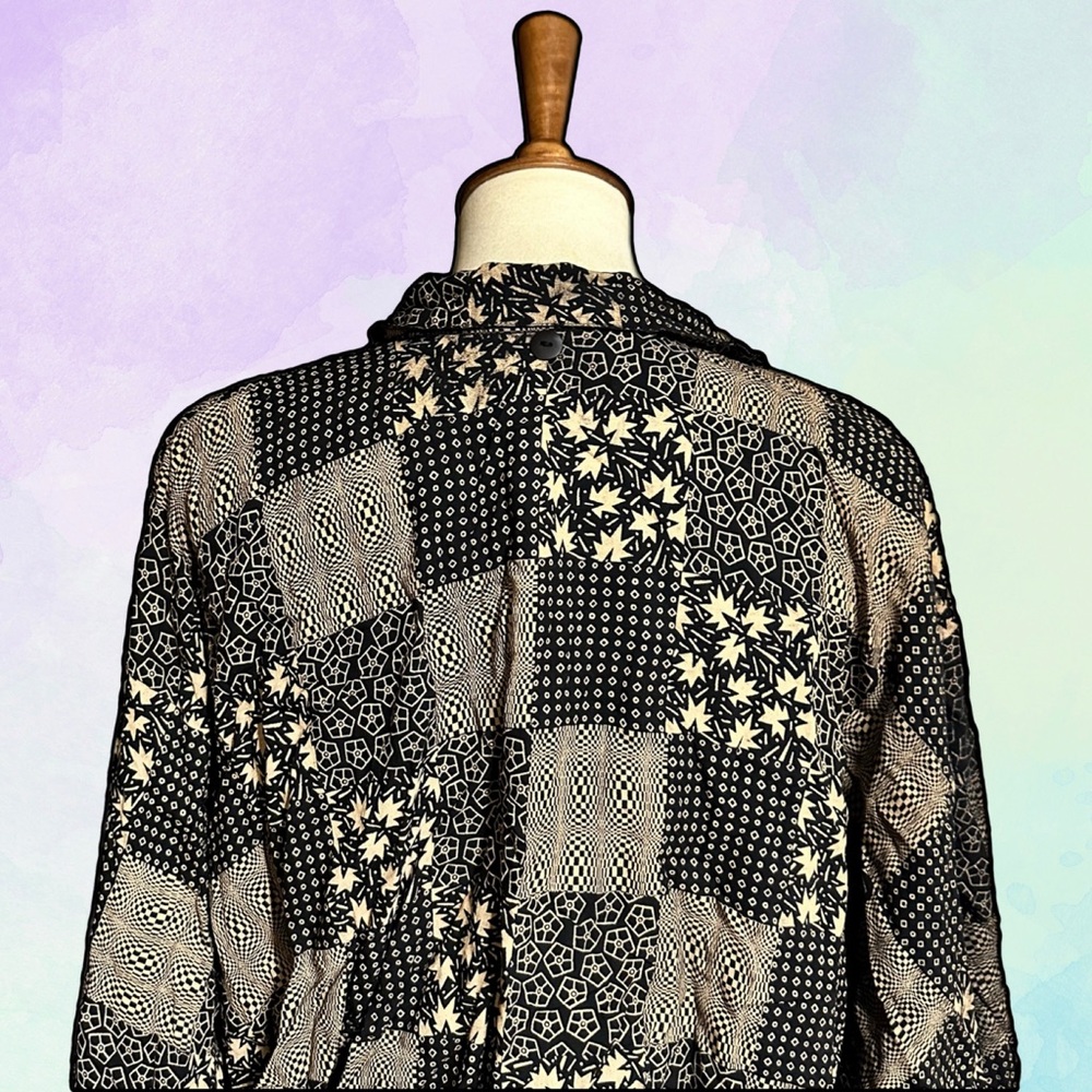 🌈 Cool Vintage Black Boho artistic Jacket - Picture 4 of 4
